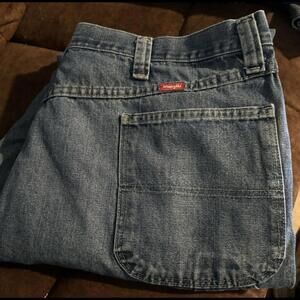 Wrangler Carpenter Mens Jeans Blue Tag Size 42 X 32 Straight Denim